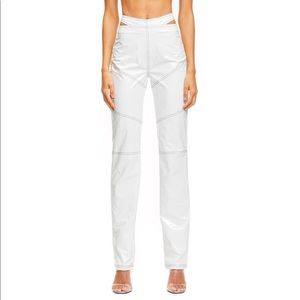 I.AM.GIA white leather look PVC pant